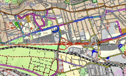 Kerékpáros térkép 1